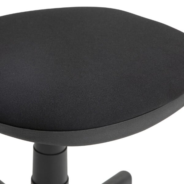 Small Armless Office Chair - Black - Image 9