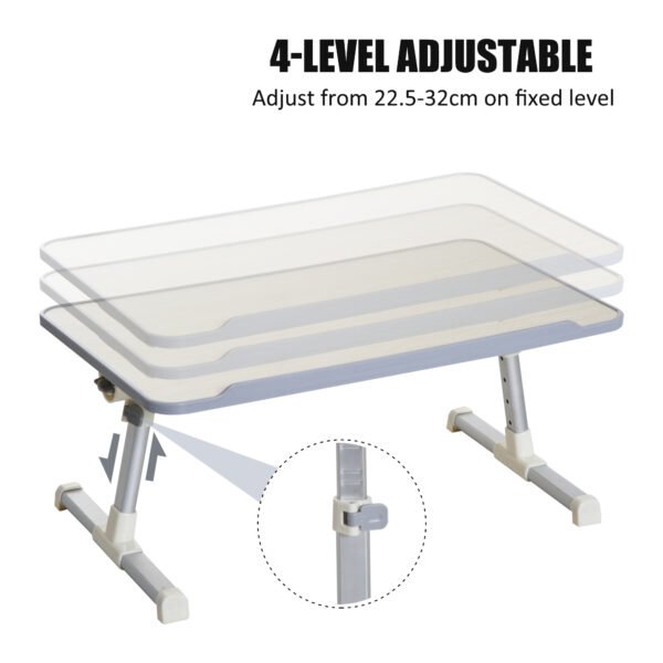 Foldable Laptop Stand Notebook PC Bed Table Desk Portable Height & Angle Adjustable - Image 6